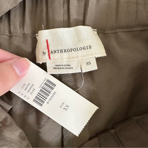 NWT Anthropologie Bungee Parachute Cargo Army Green Pants XS - Picture 4 of 7